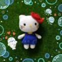 🎀kitty🐈🐈🐈鈎針。針織。毛線娃娃～🍉-規格圖6
