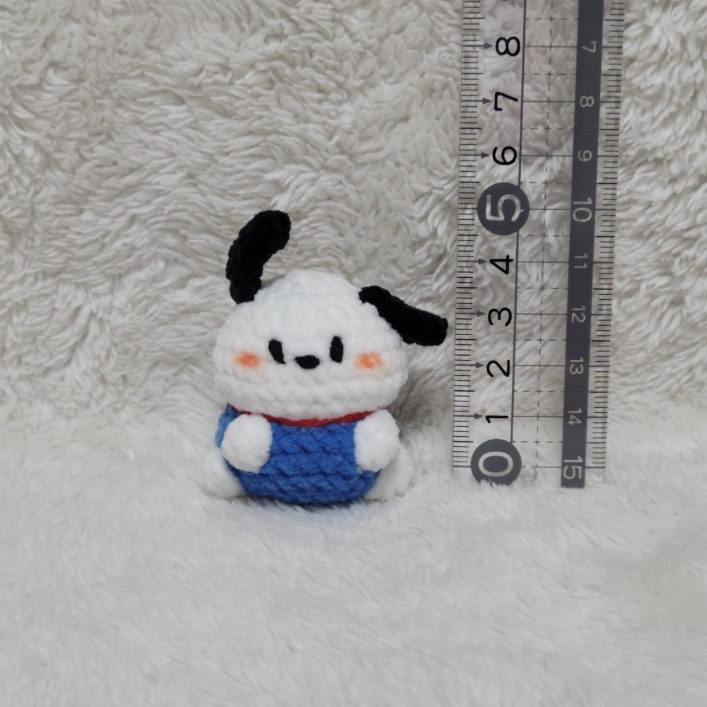 迷你小動物鑰匙圈😺鈎針。針織。毛線娃娃～🍉-規格圖1