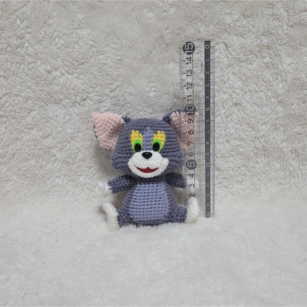 湯姆＆傑利🧀鈎針。針織。毛線娃娃～🍉-規格圖1