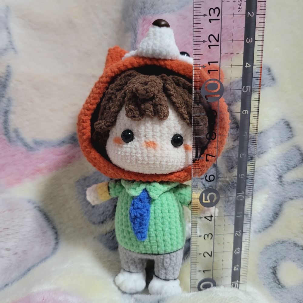 💫來變裝吧～小人偶～附擺檯💫鈎針。針織。毛線娃娃～🍉-細節圖3