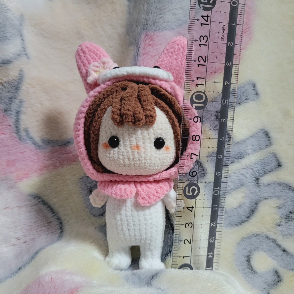 💫來變裝吧～小人偶～附擺檯💫鈎針。針織。毛線娃娃～🍉-細節圖7