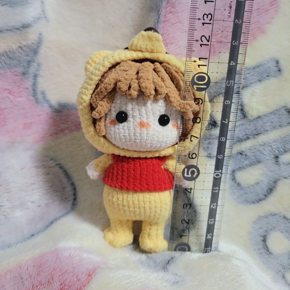 💫來變裝吧～小人偶～附擺檯💫鈎針。針織。毛線娃娃～🍉-規格圖7
