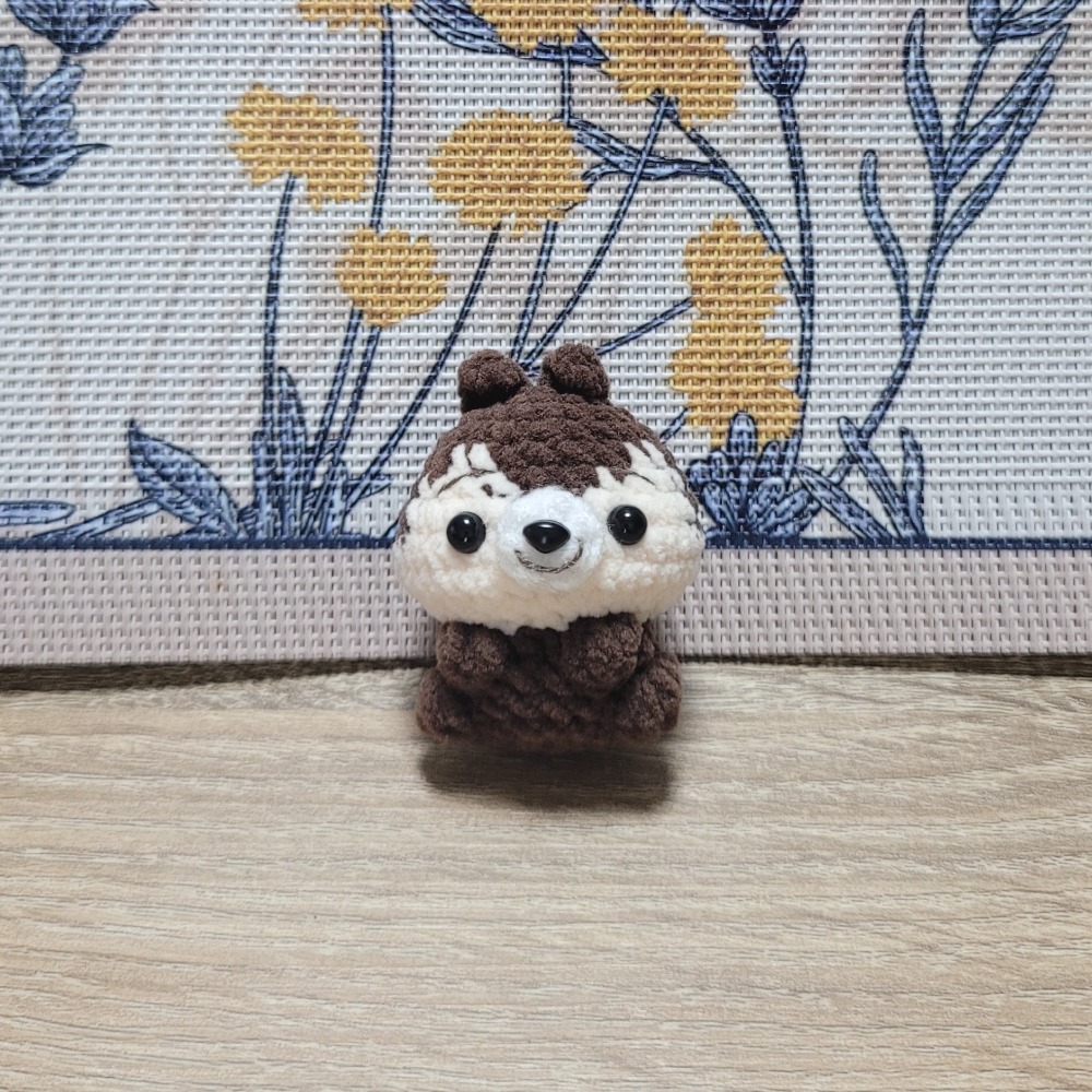 鈎針。針織。毛線娃娃～🍉迷你仔仔鑰匙圈🌈🌈-規格圖5