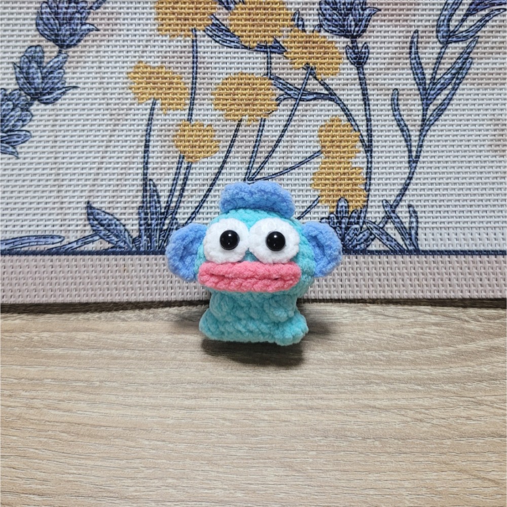 鈎針。針織。毛線娃娃～🍉迷你仔仔鑰匙圈🌈🌈-規格圖5