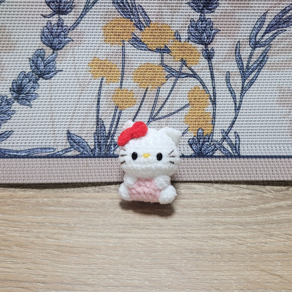 鈎針。針織。毛線娃娃～🍉迷你仔仔鑰匙圈🌈🌈-規格圖5