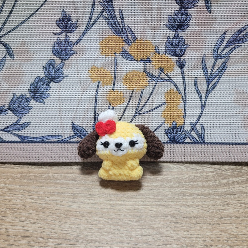 鈎針。針織。毛線娃娃～🍉迷你仔仔鑰匙圈🌈🌈-規格圖5