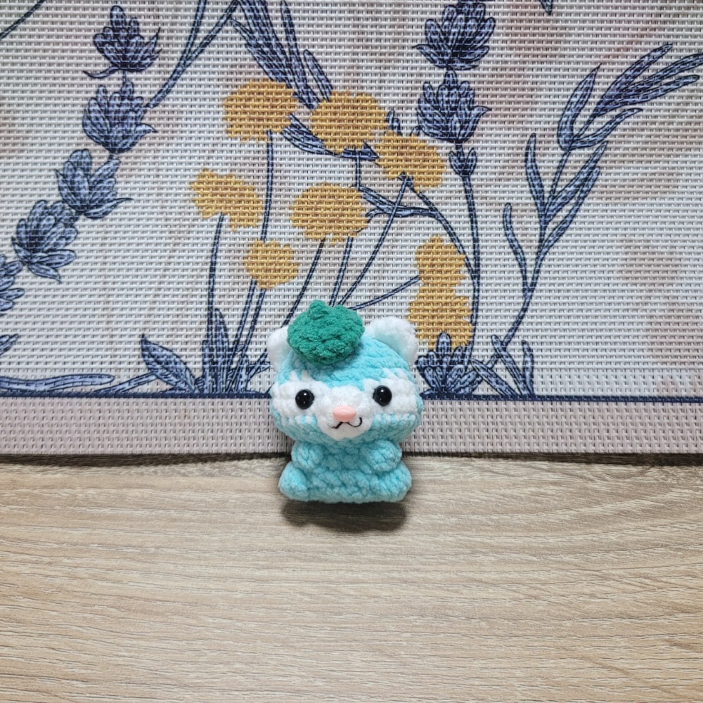 鈎針。針織。毛線娃娃～🍉迷你仔仔鑰匙圈🌈🌈-規格圖5