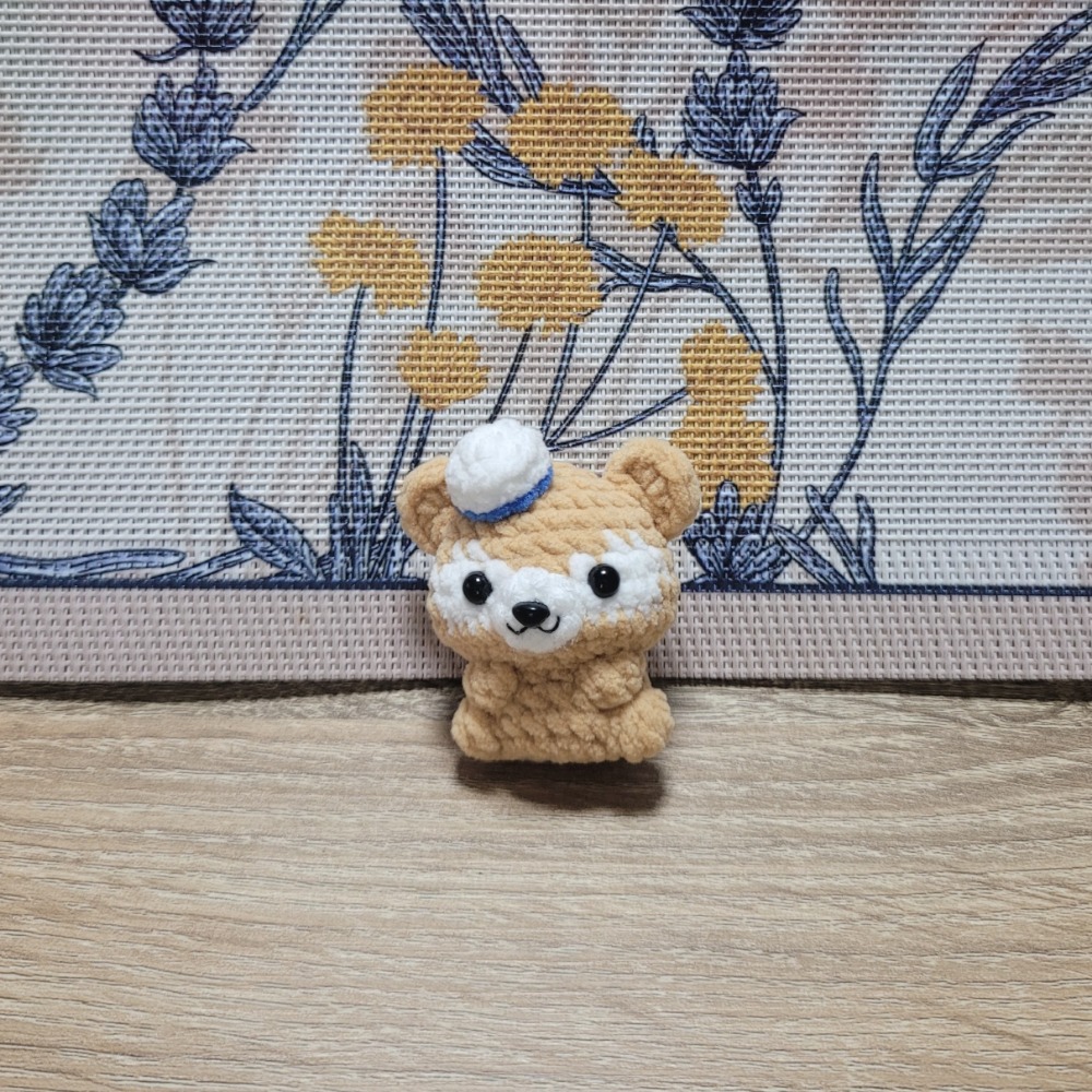 鈎針。針織。毛線娃娃～🍉迷你仔仔鑰匙圈🌈🌈-規格圖5