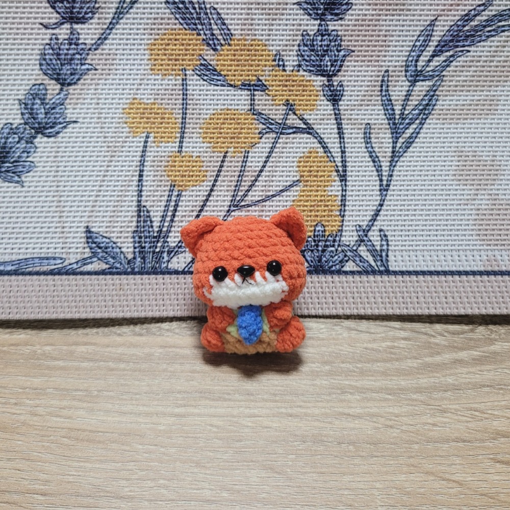 鈎針。針織。毛線娃娃～🍉迷你仔仔鑰匙圈🌈🌈-規格圖5