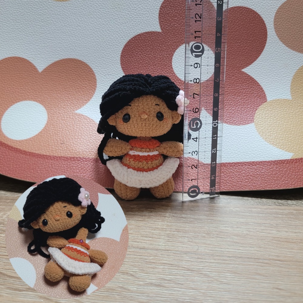 鈎針。針織。毛線娃娃～🍉公主上車嘍～✨️-規格圖2