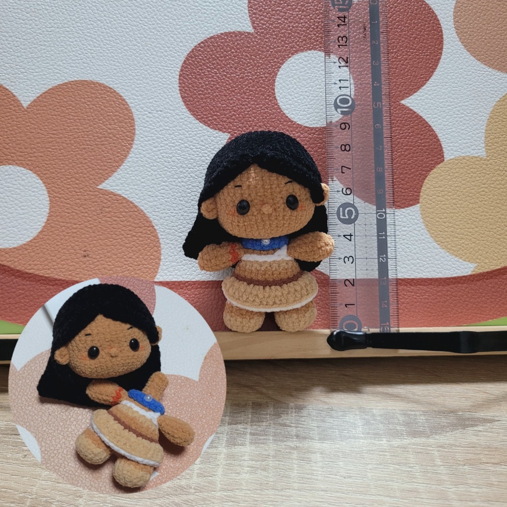 鈎針。針織。毛線娃娃～🍉公主上車嘍～✨️-規格圖2