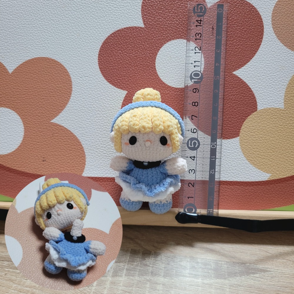 鈎針。針織。毛線娃娃～🍉公主上車嘍～✨️-規格圖2