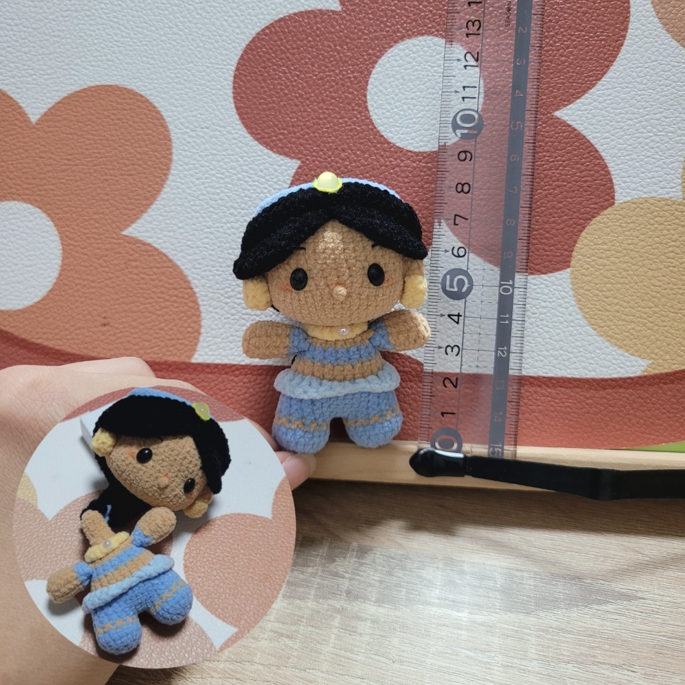 鈎針。針織。毛線娃娃～🍉公主上車嘍～✨️-規格圖2