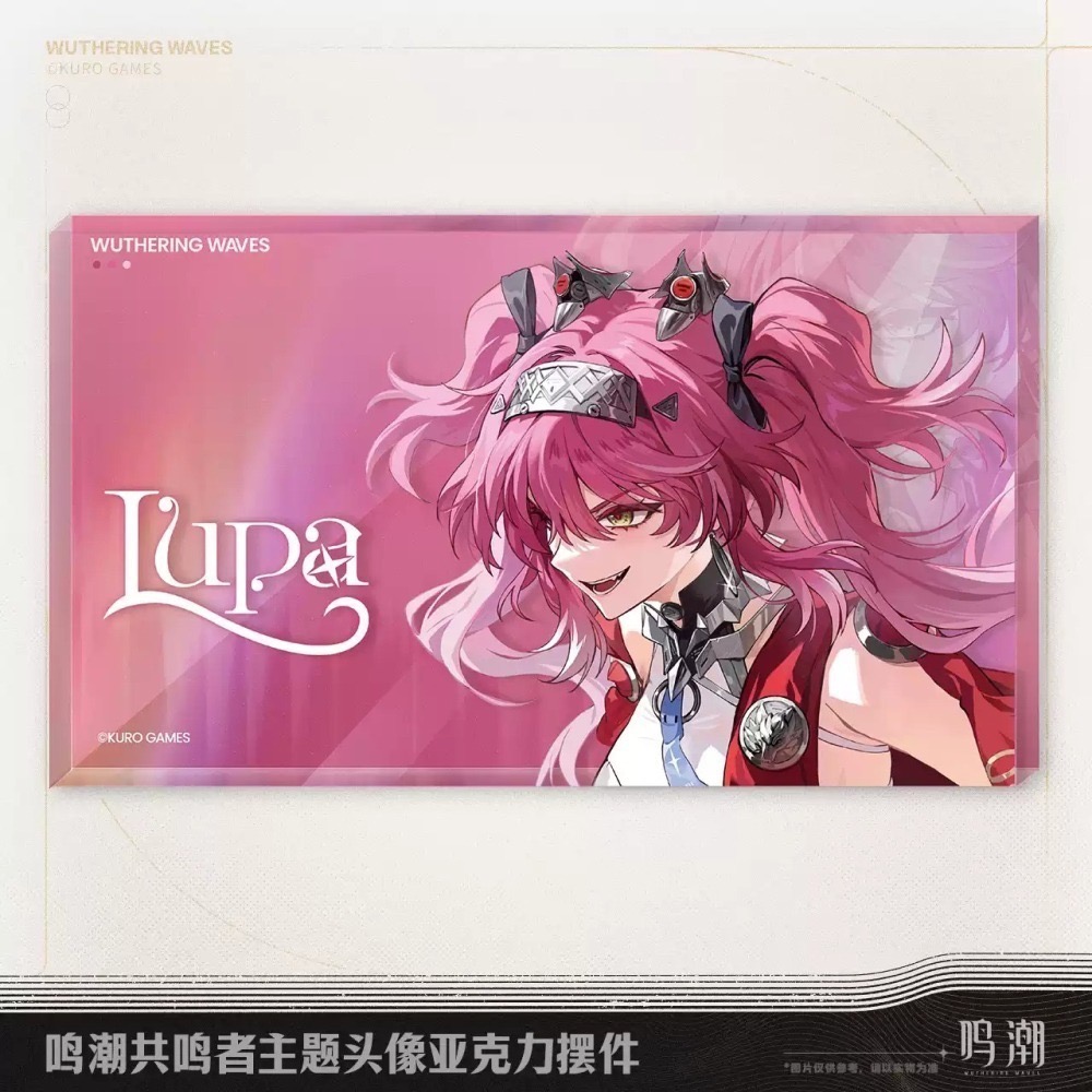 【26年1月預購】鳴潮 共鳴者主題 弗洛洛 卡提希婭 露帕 頭像壓克力磚 官方周邊 週邊 庫洛-細節圖3