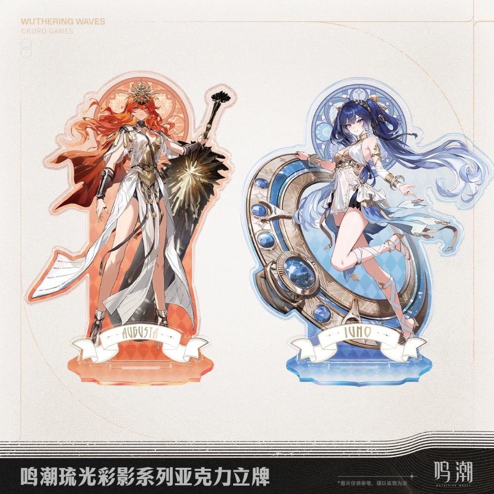 【賣到官方斷貨!!】鳴潮 琉光彩影系列 全角色 壓克力立牌 官方周邊 週邊 庫洛-細節圖6