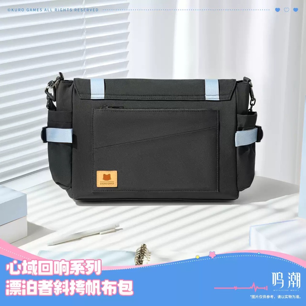 【26年2月預購】鳴潮 心域回響系列 漂泊者 斜挎帆布包 肩背包 痛包 娃包 官方周邊 週邊 庫洛-細節圖4