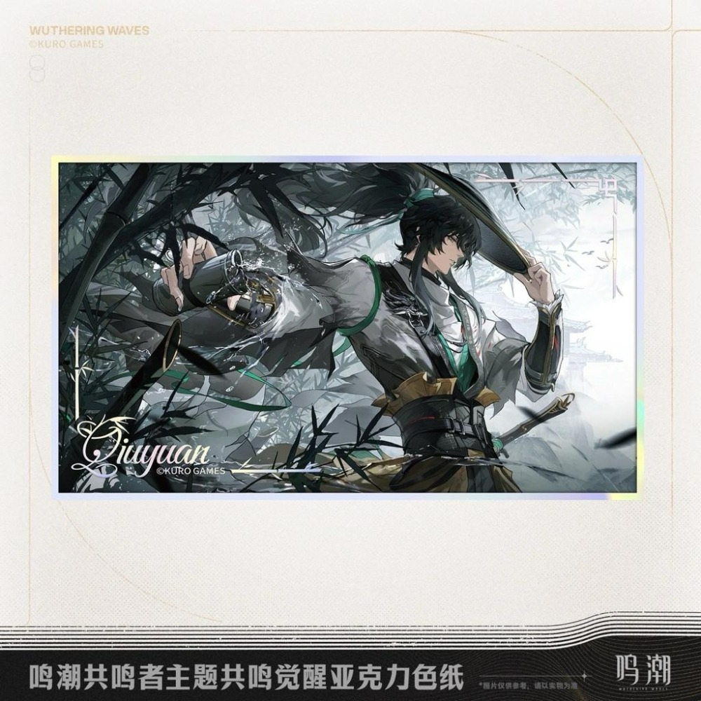 【26年預購5月】鳴潮 共鳴者主題系列 嘉貝莉娜 仇遠 壓克力色紙 官方周邊 週邊 庫洛-細節圖3