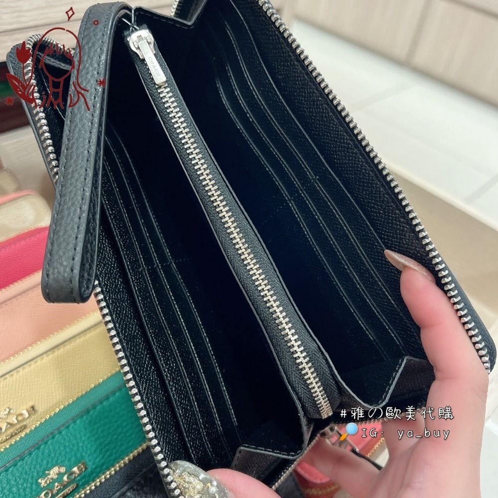現貨🐯歐美代購 COACH女用長夾 手掛繩長夾 經典款 正品保證 YAASHOP-細節圖2