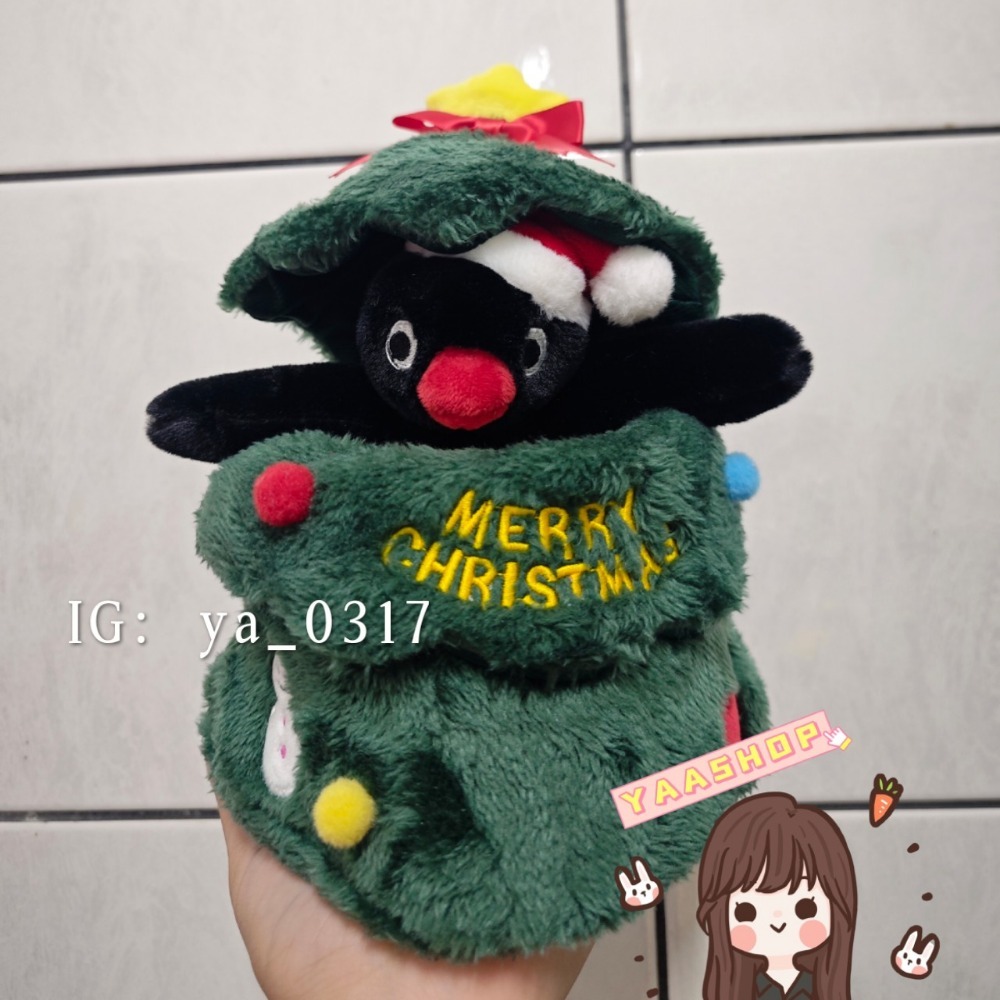 現貨🐯官方正品 企鵝家族 PINGU 2025年底新品聖誕樹收納裝飾+PINGU娃娃 正品保證-細節圖7