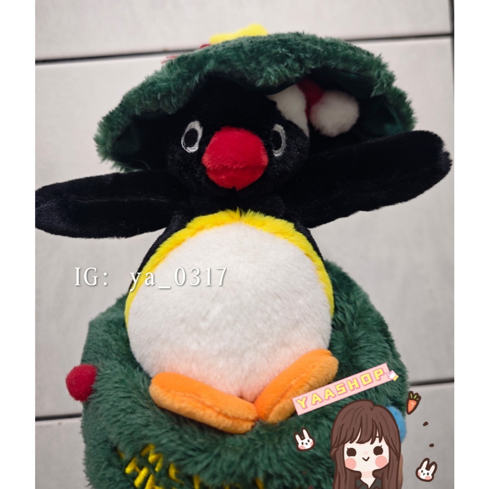 現貨🐯官方正品 企鵝家族 PINGU 2025年底新品聖誕樹收納裝飾+PINGU娃娃 正品保證-細節圖9