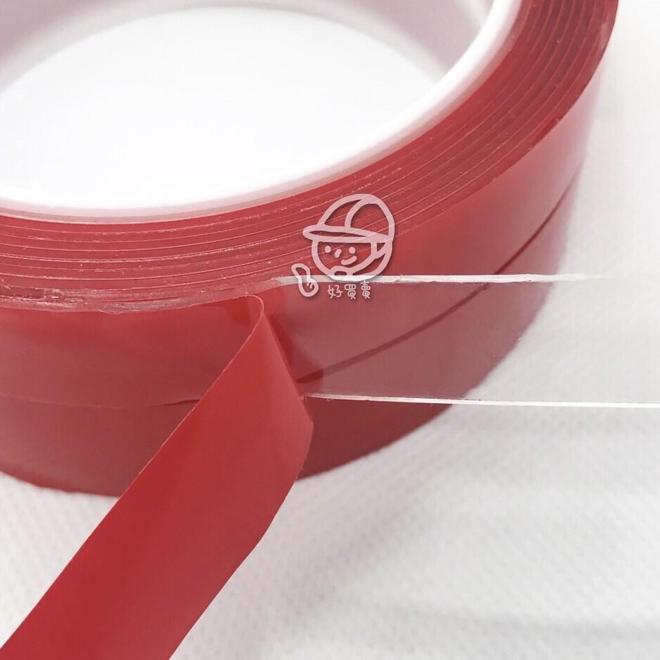 【好買賣】壓克力雙面泡棉膠帶/雙面膠帶/超黏/無痕/不殘膠/果凍/廣告用/車用/PE管-細節圖2