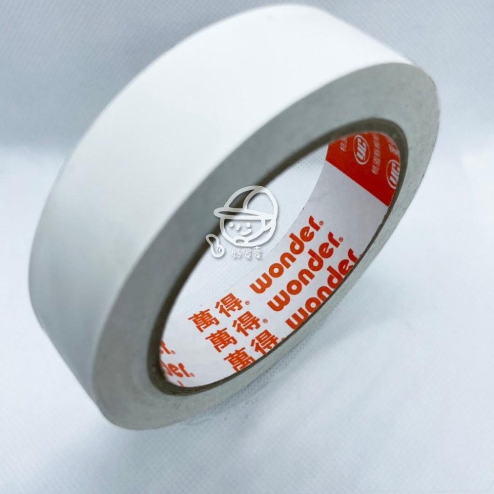 【好買賣】萬得牌白布紋膠帶/冷氣膠帶/可撕膠帶/PVC/紋路/包裝膠帶-細節圖2