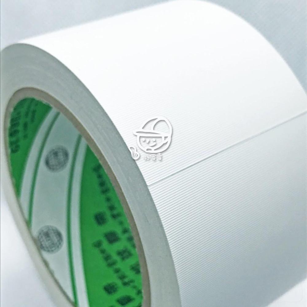 【好買賣】地球牌白布紋膠帶/冷氣膠帶/可撕膠帶/PVC/紋路/包裝膠帶-細節圖2