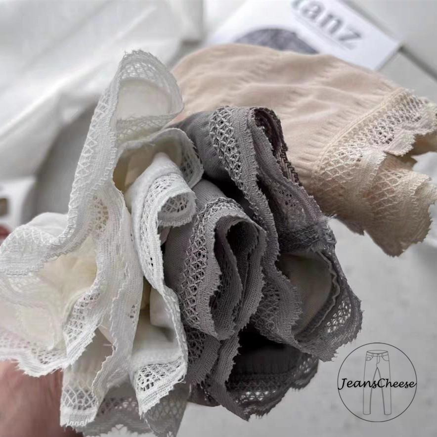 蕾絲木耳邊 高彈力棉質 安全褲 免穿內褲 貼心加襠設計 蕾絲內褲 無痕內褲 無縫內褲 防走光 打底褲 四角褲  女生內褲-細節圖9