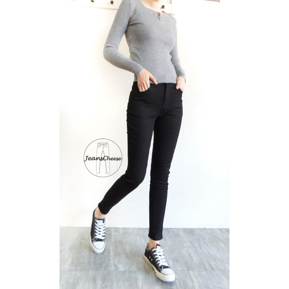 超顯瘦厚款挺版斜紋彈力素色黑褲.黑色長褲.工作褲.女生長褲.緊身褲.內搭褲女.打底褲.上班族女生衣著.F9.5795-細節圖7