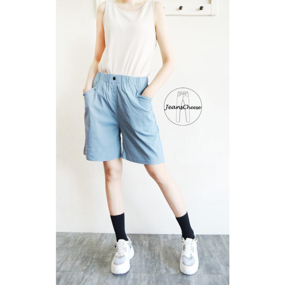 3色超薄彈高腰.涼感.冰絲.休閒短褲.五分褲.休閒褲.運動褲.慢跑褲.居家短褲.工作褲.大尺碼褲子.健身F4.8344-細節圖7