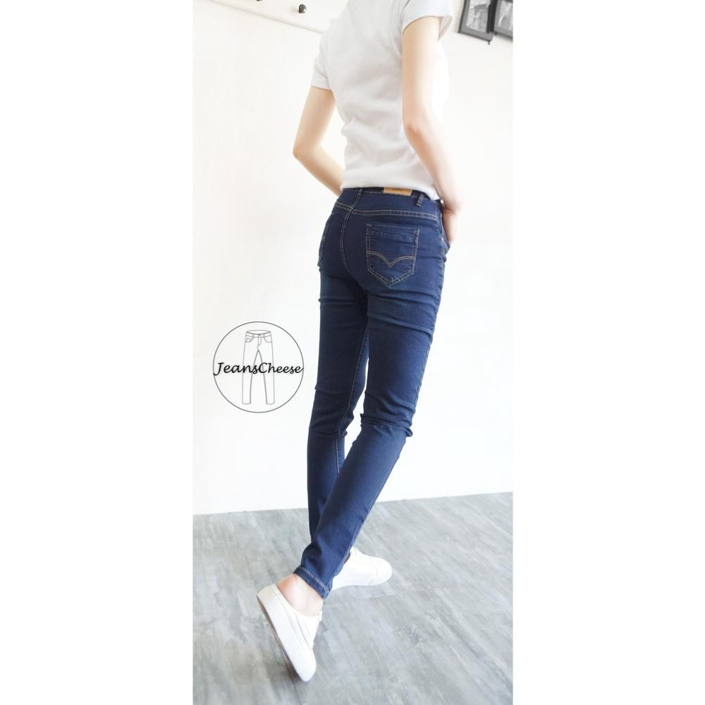 M~3L中腰顯瘦修身.直腿褲.素面.牛仔長褲.牛仔褲.美臀弧線.女生長褲.彈力.素色.美腿褲 女裝#.W5.7955-細節圖4