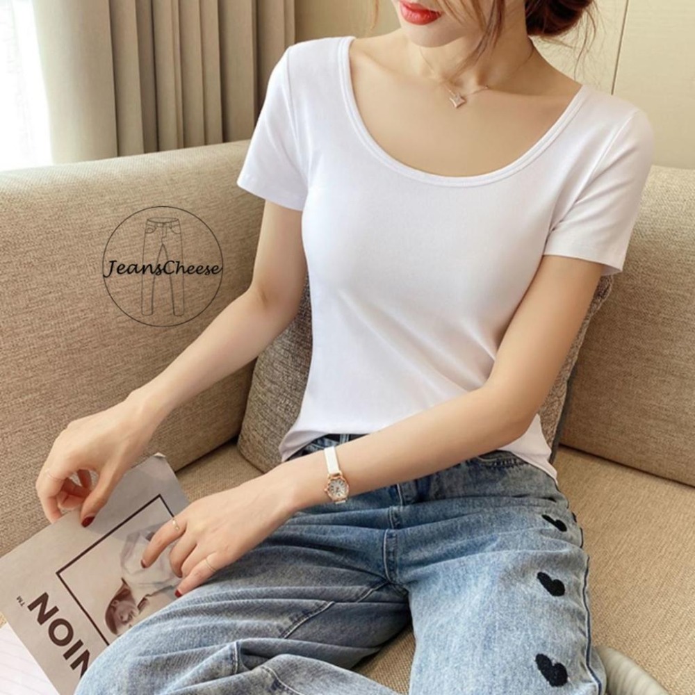 6色任選.親膚質感透氣超彈力.莫代爾上衣.短袖上衣.莫代爾短T.多巴胺素T.T恤.莫代爾棉.短T.短袖棉T.大學T.上衣-細節圖2