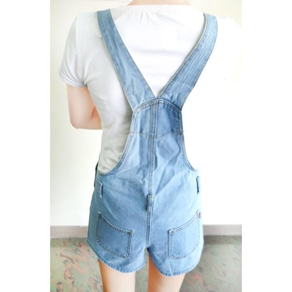 S~L夏日甜心必備排釦連身顯瘦超可愛吊帶連身褲.吊帶褲.吊帶短褲.前雙口袋設計NO.879-126-細節圖4