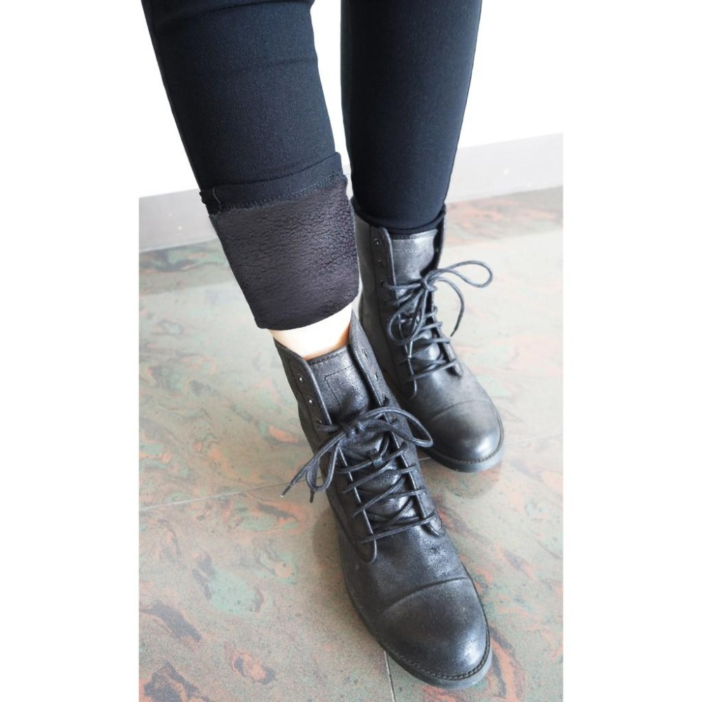 超顯瘦/刷毛褲/搖粒絨/厚刷毛/內刷毛/褲頭拉鍊/內搭長褲/加絨/黑褲/刷毛內搭褲/打底褲 #.N3.746-細節圖9