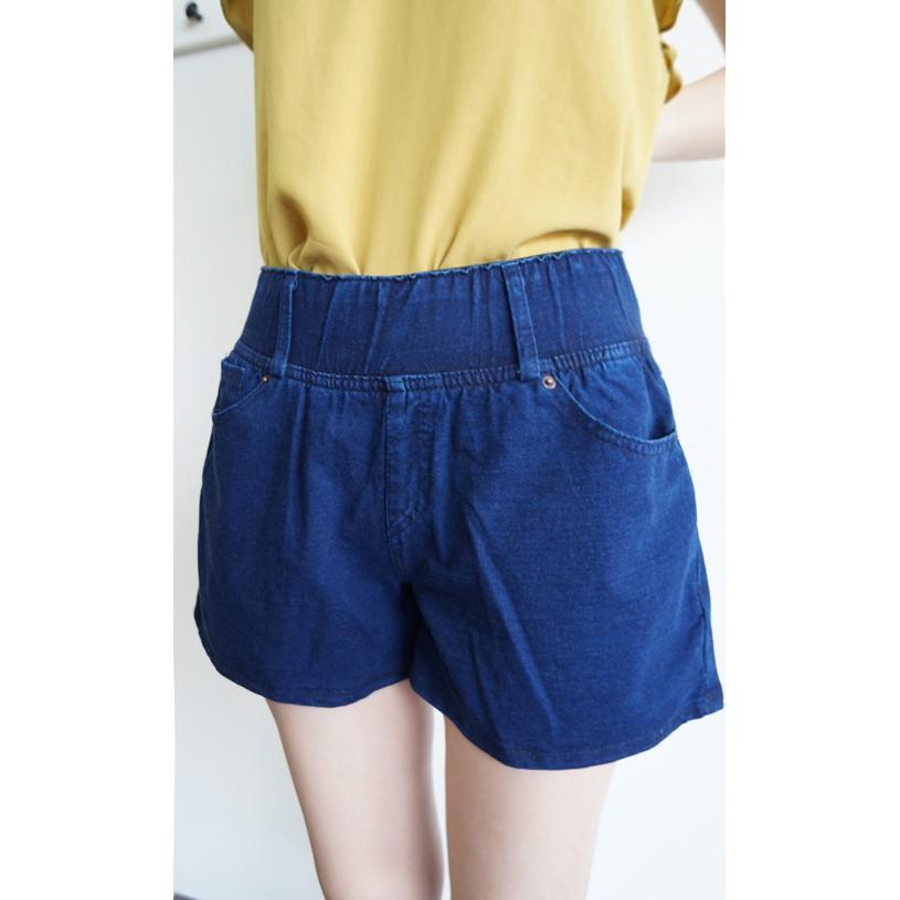 S~XL超涼感 高腰收腹褲 不嘞腰 薄鬆緊帶 A字短褲#.Z9.809-細節圖6