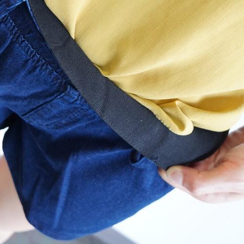 S~XL超涼感 高腰收腹褲 不嘞腰 薄鬆緊帶 A字短褲#.Z9.809-細節圖9