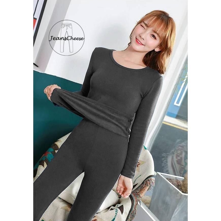 親膚保暖 發熱衣 保暖衣 刷毛上衣 圓領內搭衣 保暖上衣 內搭外穿 素T 長袖素T 打底上衣 石墨烯 衛生衣 刷毛衣-細節圖4