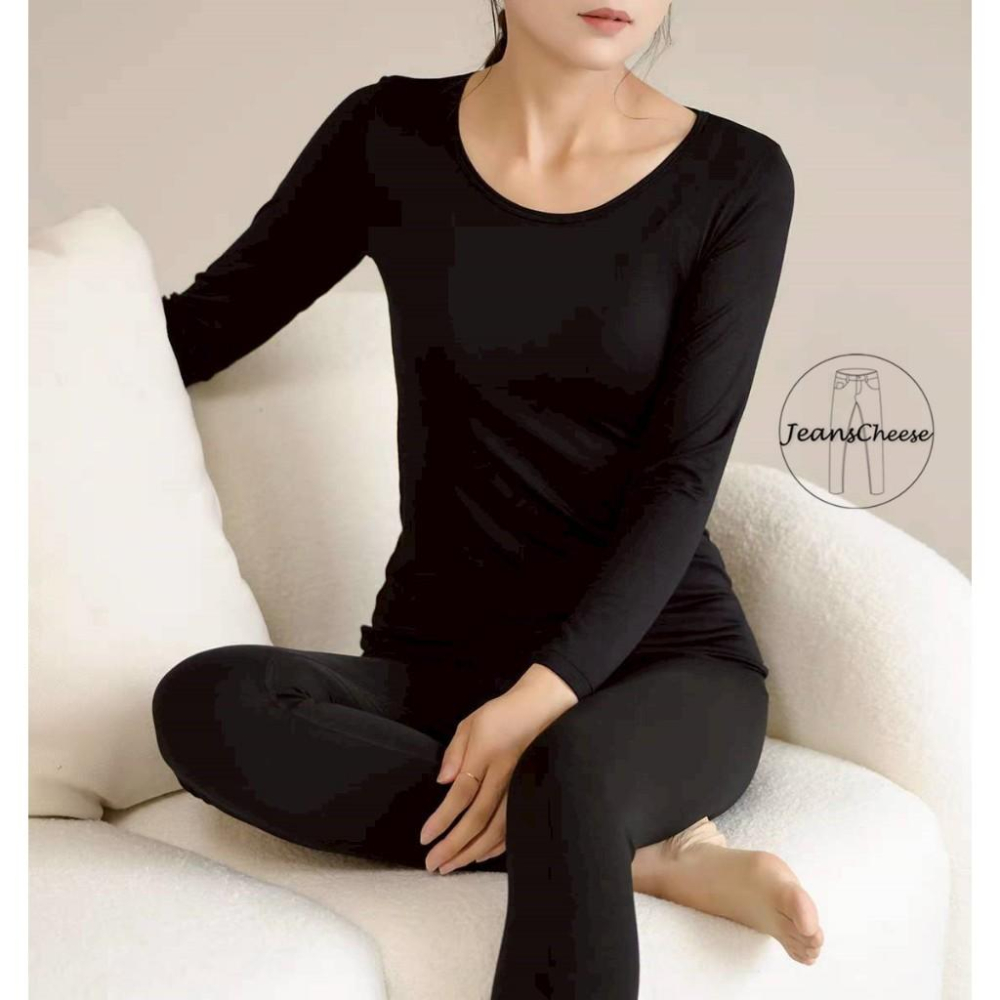 親膚保暖 發熱衣 保暖衣 刷毛上衣 圓領內搭衣 保暖上衣 內搭外穿 素T 長袖素T 打底上衣 石墨烯 衛生衣 刷毛衣-細節圖7
