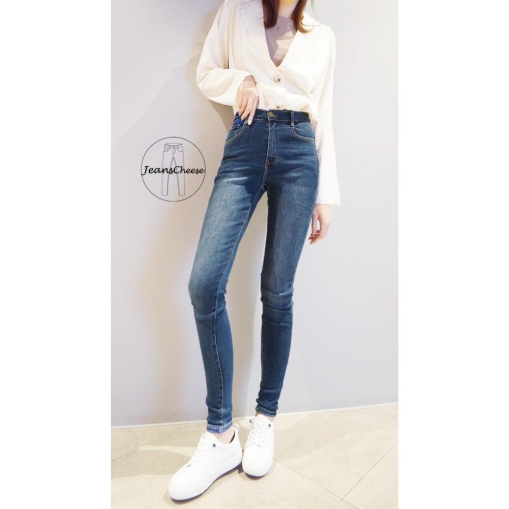 激瘦超美腿後鬆緊牛仔褲 小腳褲 緊身褲 牛仔長褲 牛仔褲 窄管褲 超彈力長褲 女長褲 女裝褲子 顯瘦長褲.V3.5130-細節圖3