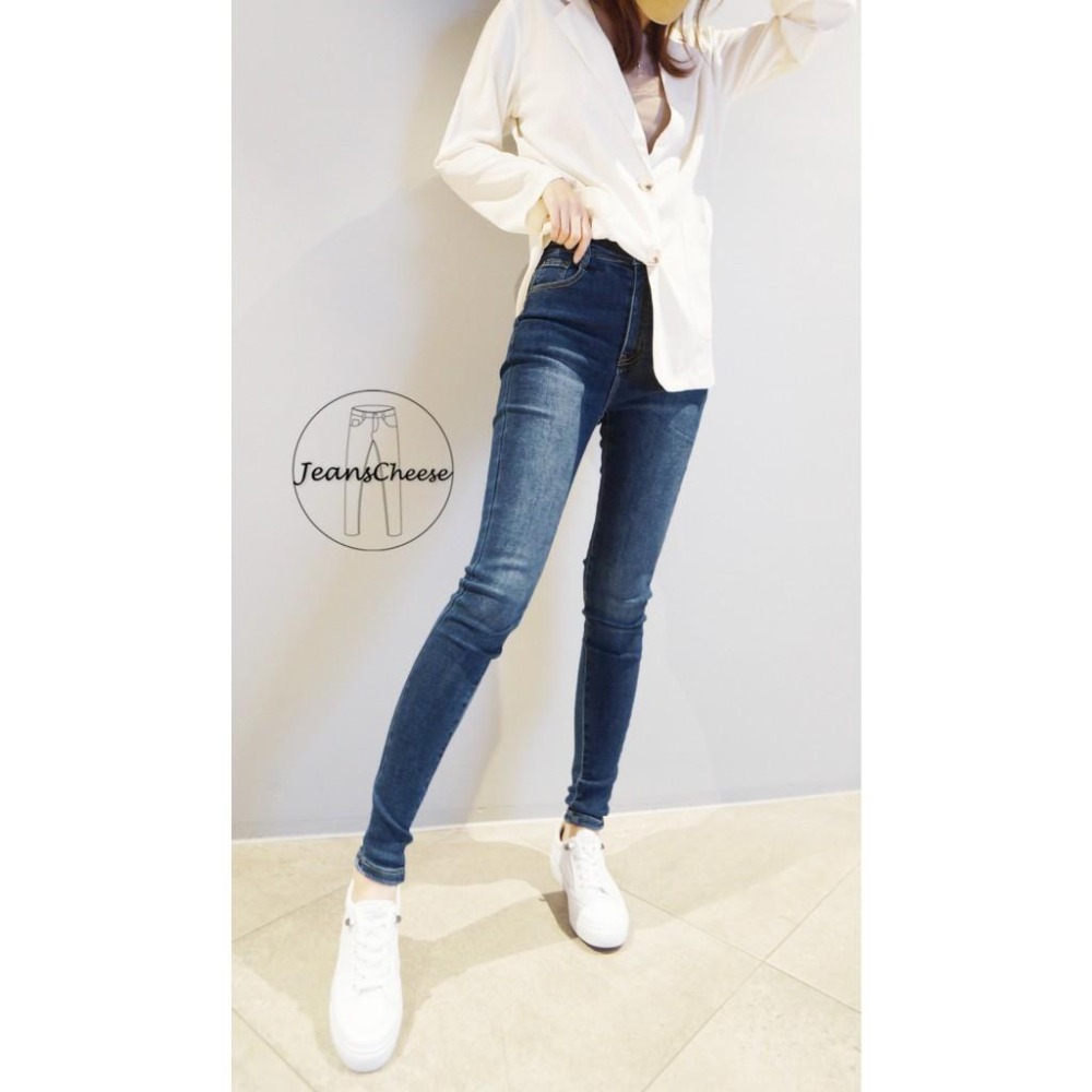 激瘦超美腿後鬆緊牛仔褲 小腳褲 緊身褲 牛仔長褲 牛仔褲 窄管褲 超彈力長褲 女長褲 女裝褲子 顯瘦長褲.V3.5130-細節圖4