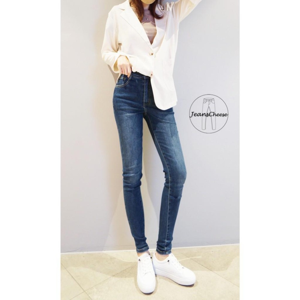 激瘦超美腿後鬆緊牛仔褲 小腳褲 緊身褲 牛仔長褲 牛仔褲 窄管褲 超彈力長褲 女長褲 女裝褲子 顯瘦長褲.V3.5130-細節圖5