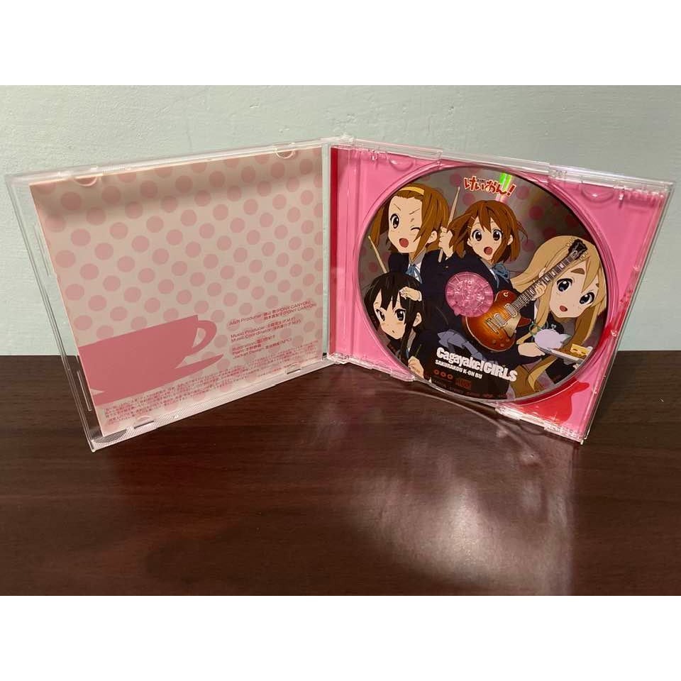 K-ON! 輕音部 日版 初回限定盤 CD+特典成員卡 Cagayake! GIRLS OP 平澤唯 秋山澪 中野梓-細節圖2