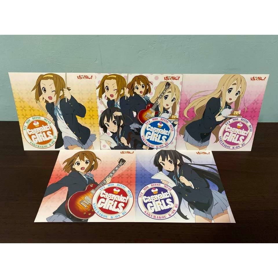 K-ON! 輕音部 日版 初回限定盤 CD+特典成員卡 Cagayake! GIRLS OP 平澤唯 秋山澪 中野梓-細節圖3