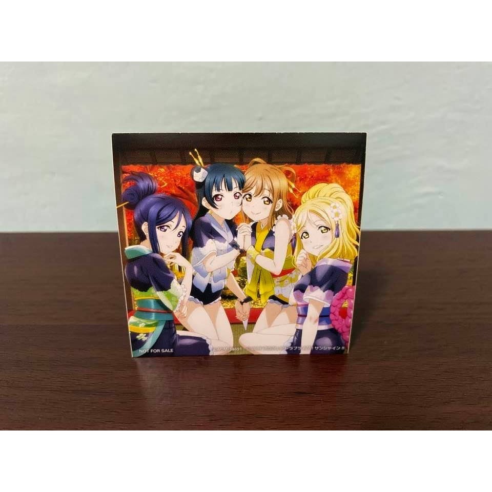 Aqours 日版 通常盤 CD+附錄貼紙 插入歌 MY舞☆TONIGHT / MIRACLE WAVE 高海千歌-細節圖2