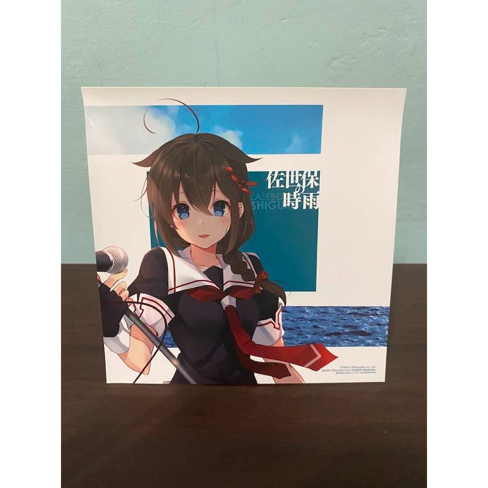 艦隊collection 艦隊收藏 艦娘 日版 通常盤 CD 艦娘想歌【陸】 佐世保の時雨 島風 赤城 金剛 加賀 榛名-細節圖2