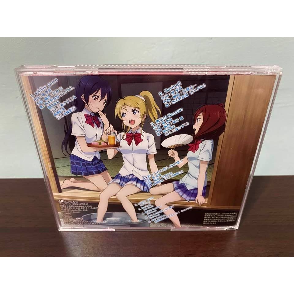LoveLive! 日版 通常盤 CD+附錄卡 園田海未 西木野真姫 絢瀨惠里 soldier game 南小鳥 海未-細節圖2