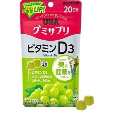 現貨🔥日本境內版 UHA味覺糖 鐵/鐵+葉酸/維他命C軟糖-規格圖3