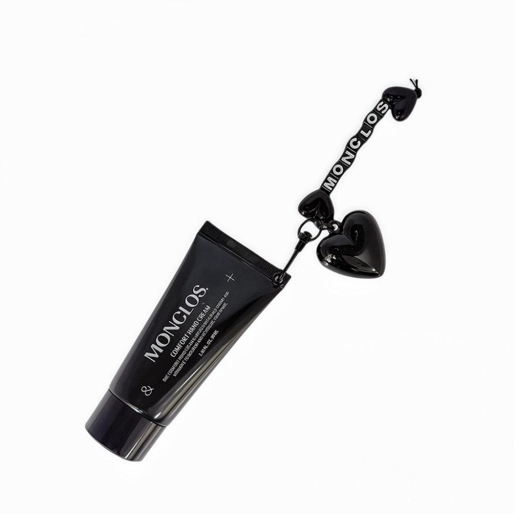 韓系黑色護手霜 MONCLOS 柔潤不黏 附黑愛心掛飾🖤  質感升級！-細節圖2