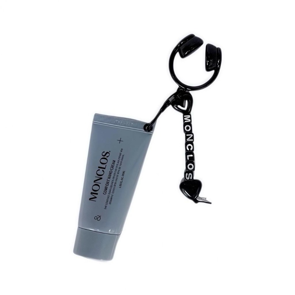 韓系黑色護手霜 MONCLOS 柔潤不黏 附黑愛心掛飾🖤  質感升級！-細節圖5