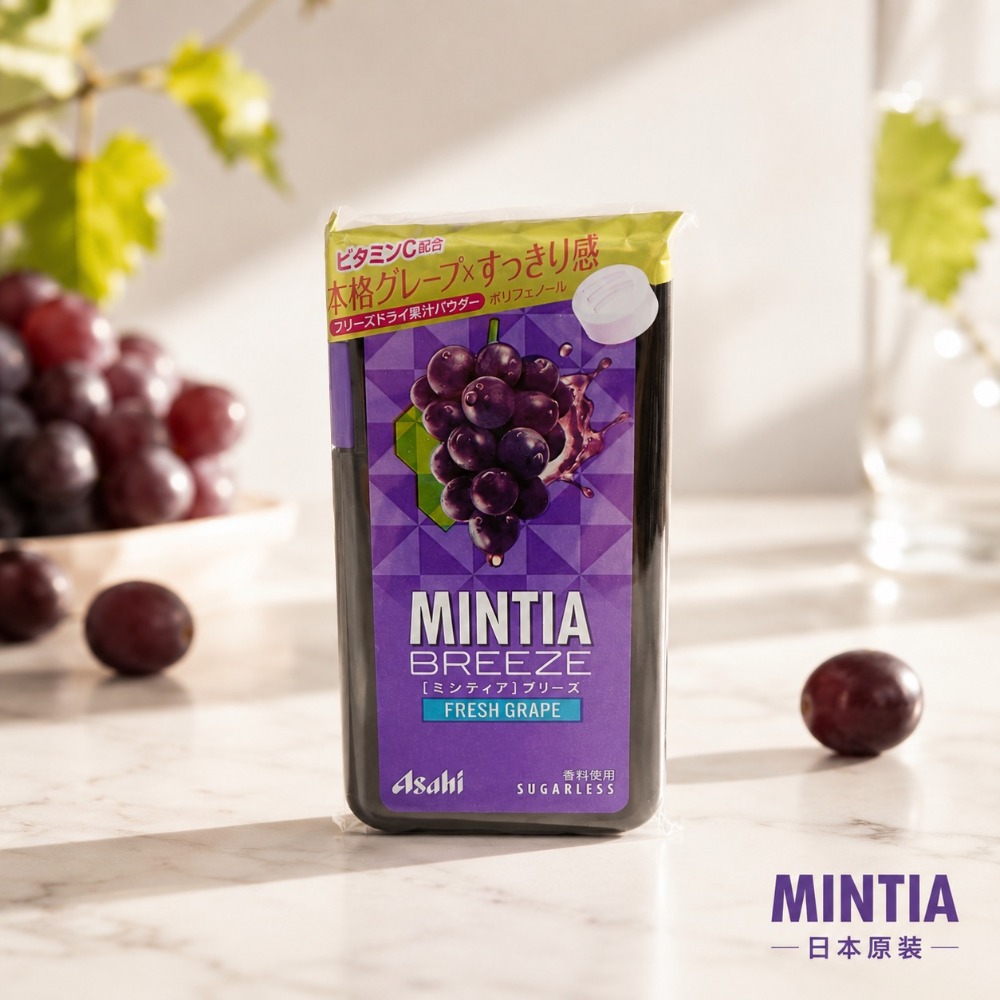 現貨 日本 Asahi 朝日 MINTIA 薄荷錠 可爾必思｜葡萄 清新口氣-規格圖9